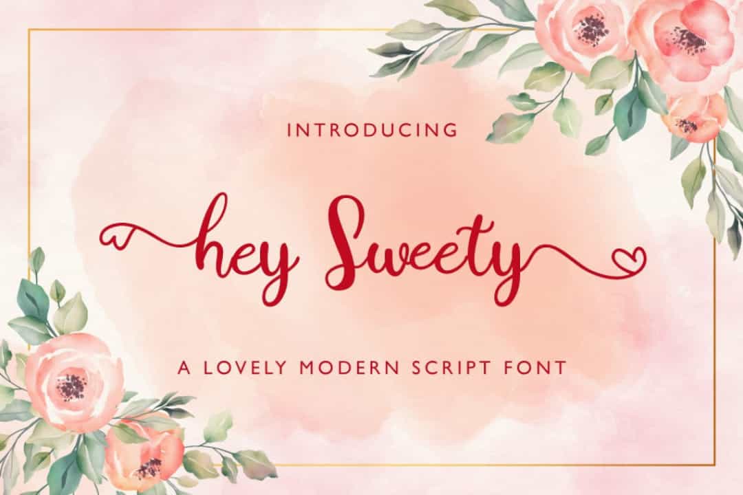 Hey Sweety Font Image 1