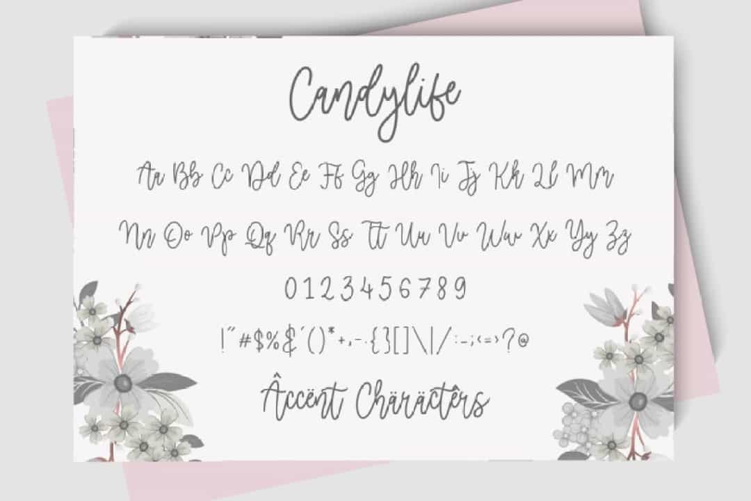 Candylife Handwritten Script Font Image 3