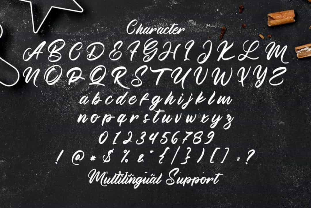 Manthesy Bold Script Font Image 4