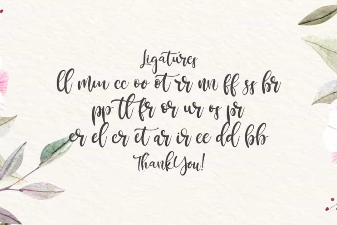 Rantliyer Calligraphy Script Font Image 4
