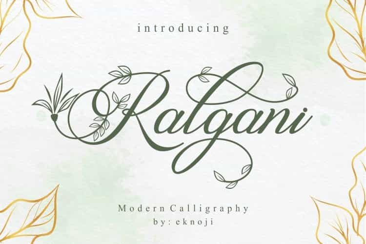 Ralgani Font Image 1