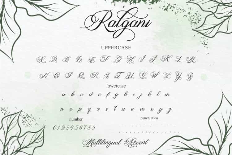 Ralgani Font Image 3
