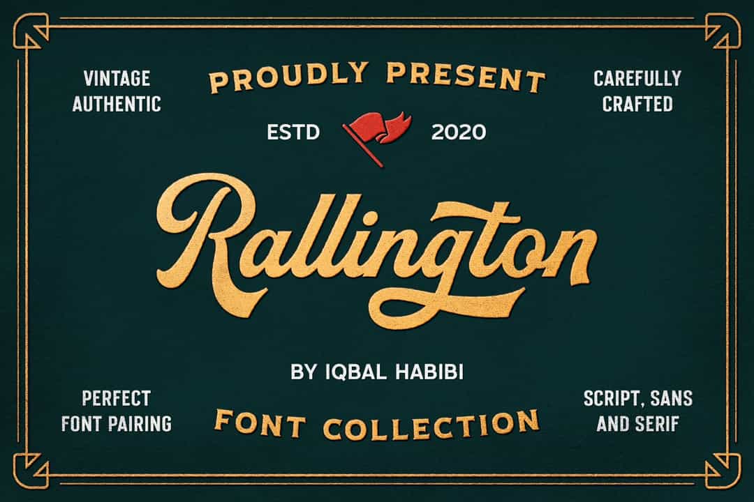 Rallington Script Font Image 1