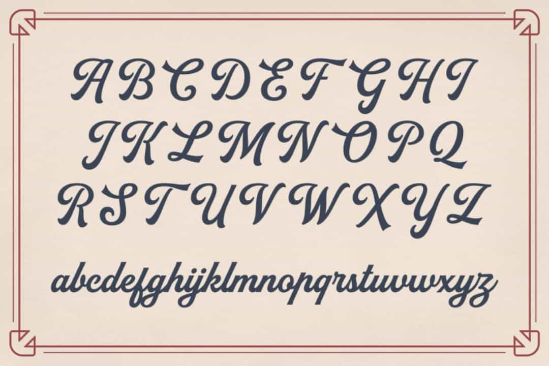 Rallington Script Font Image 3