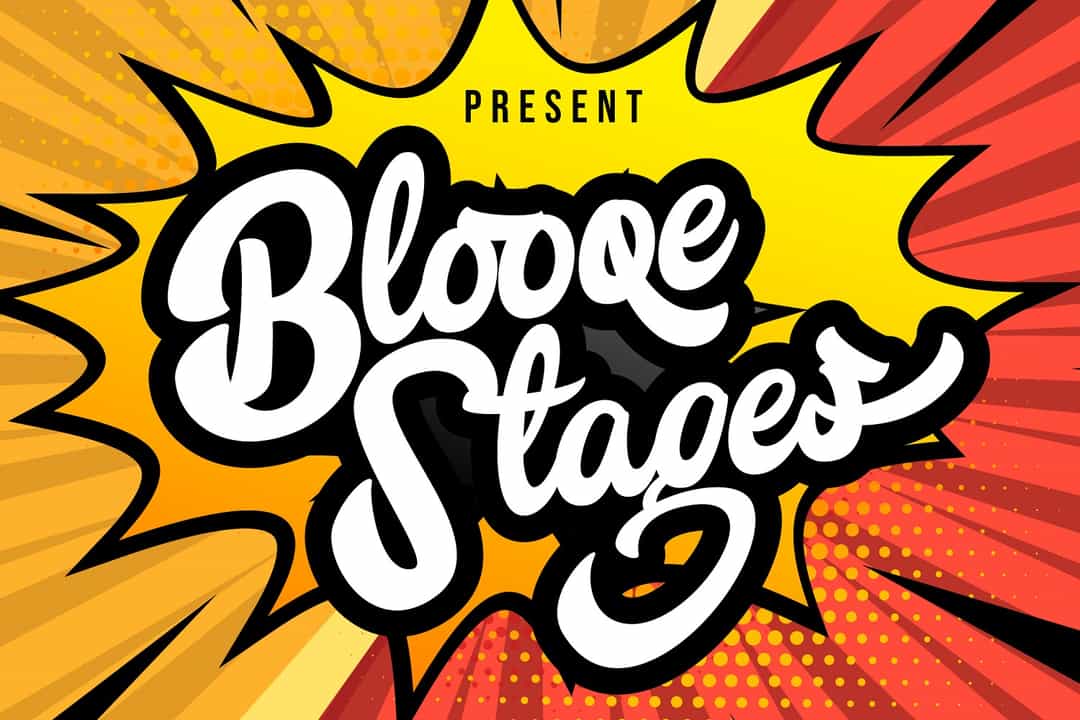 Blooqe Stages Bold Script Font Image 1