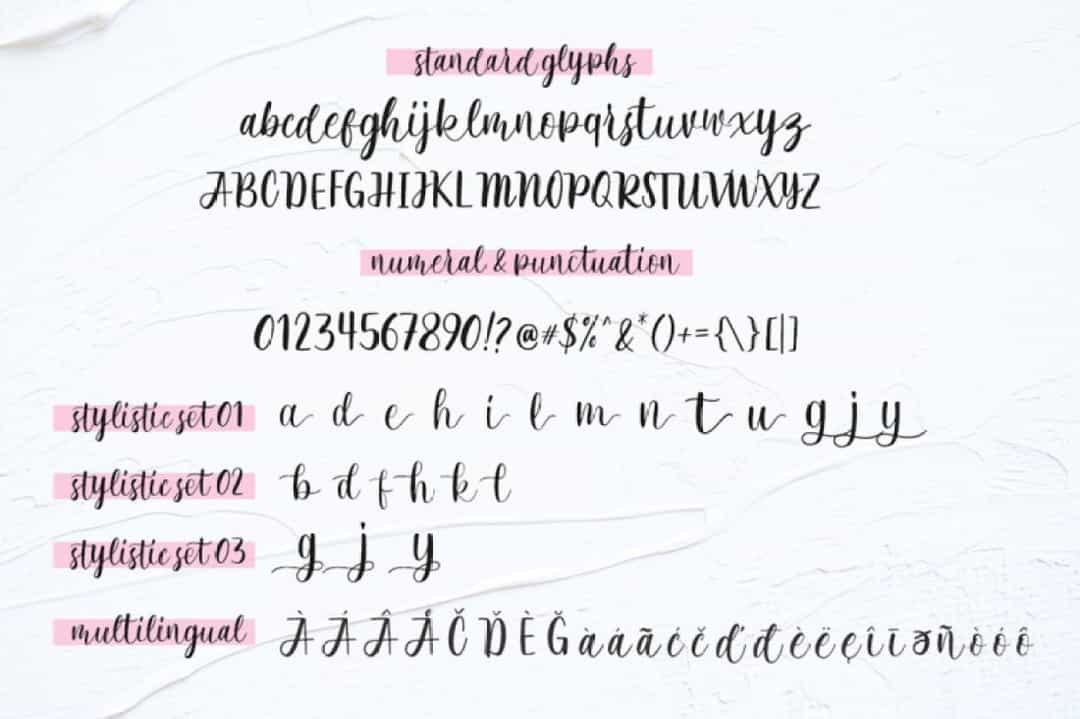 Rathyland Font Image 3