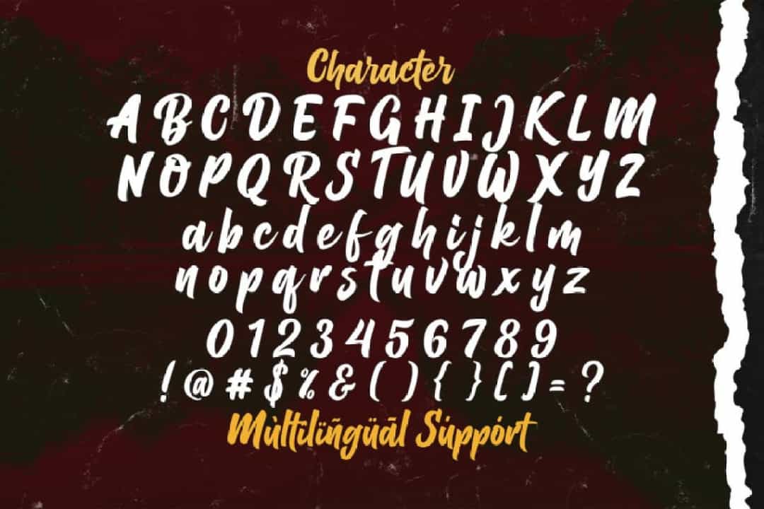 Balhgi Rizetons Bold Script Font Image 3