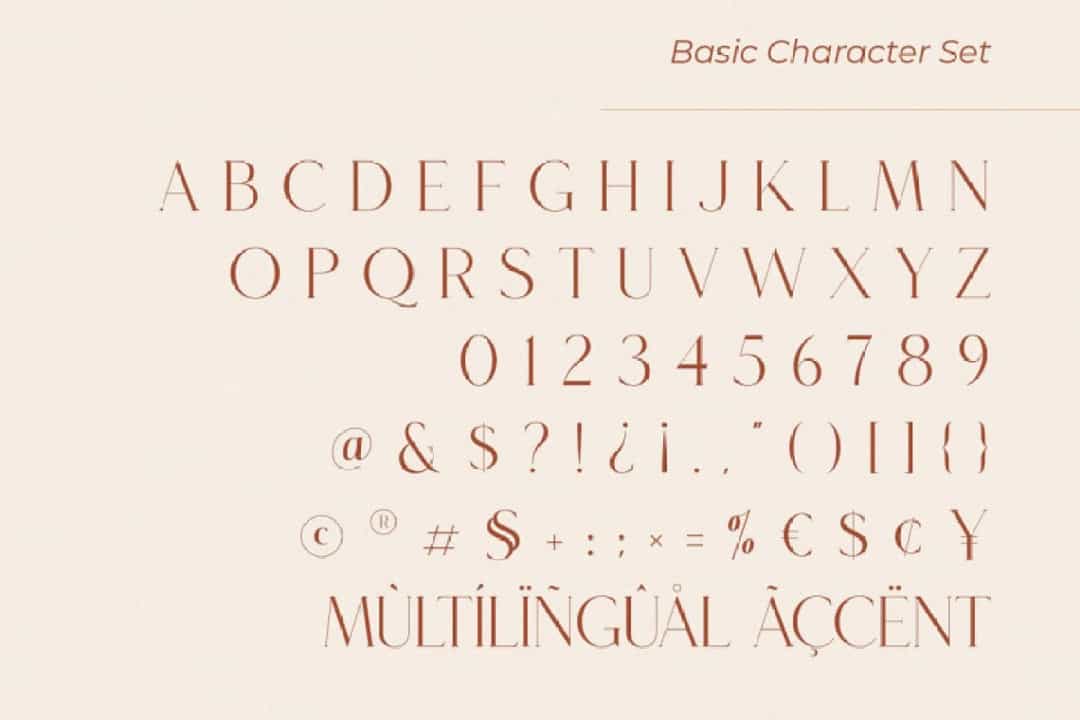 Roseritta Ligature Serif Typeface Image 3