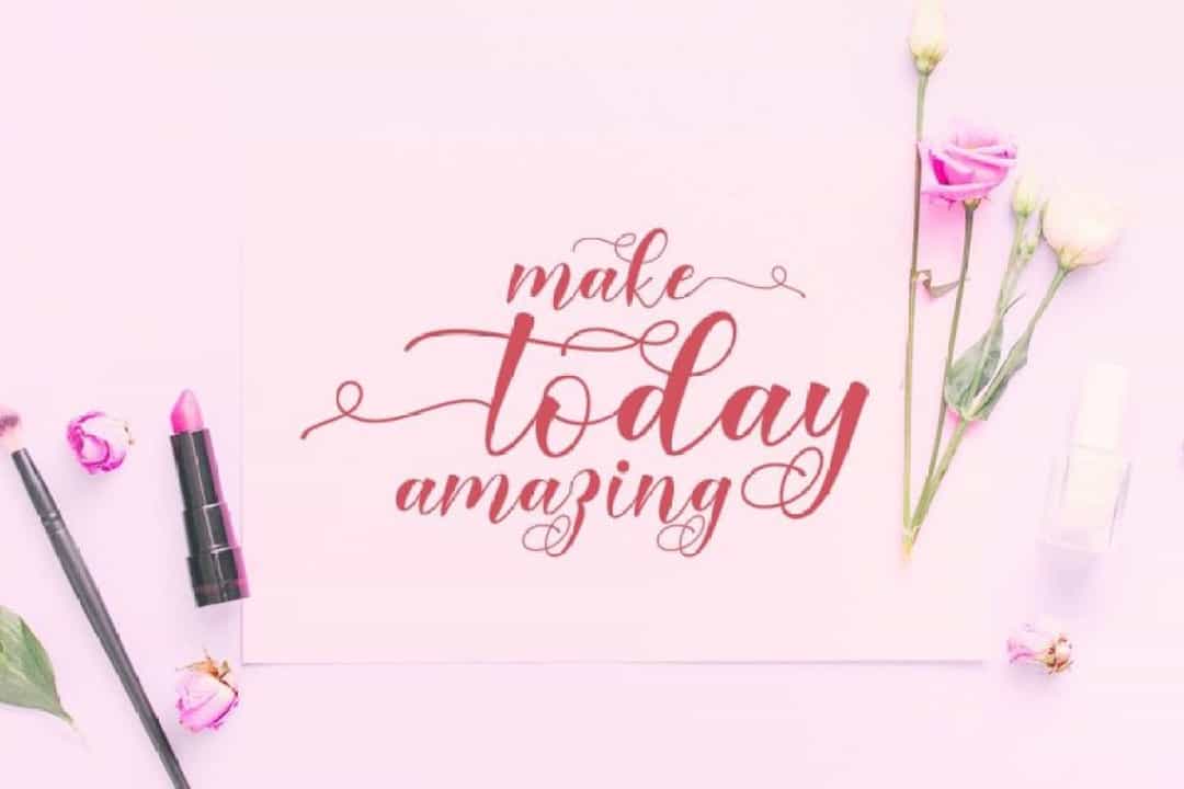 Barelyn Calligraphy Script Font Image 2