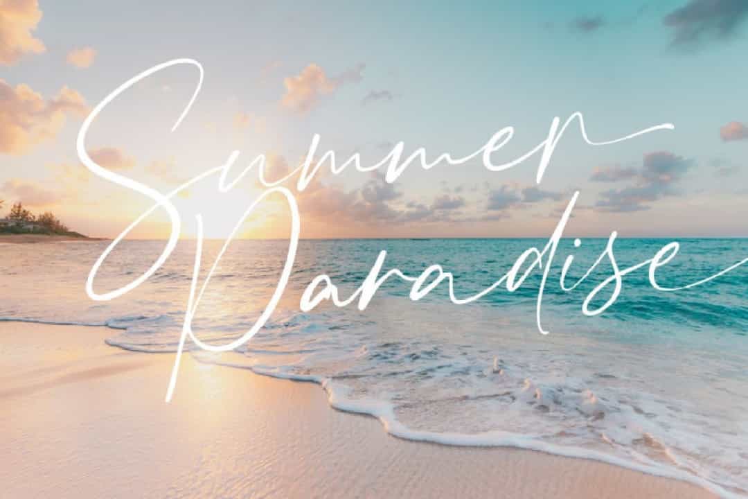 Crimson Foam Handwritten Script Font Image 2
