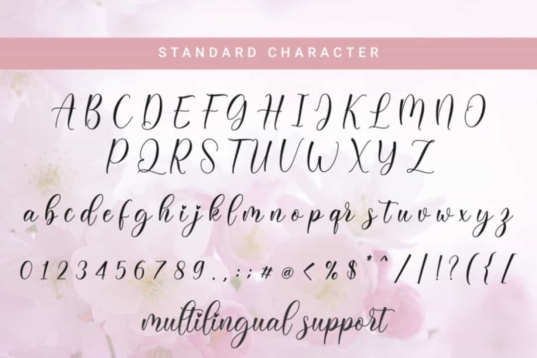 Daligona Modern Calligraphy Script Font Image 4