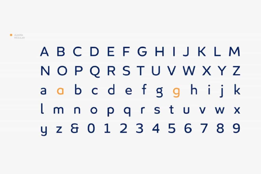 Algera Spurless Sans Serif Font Image 3