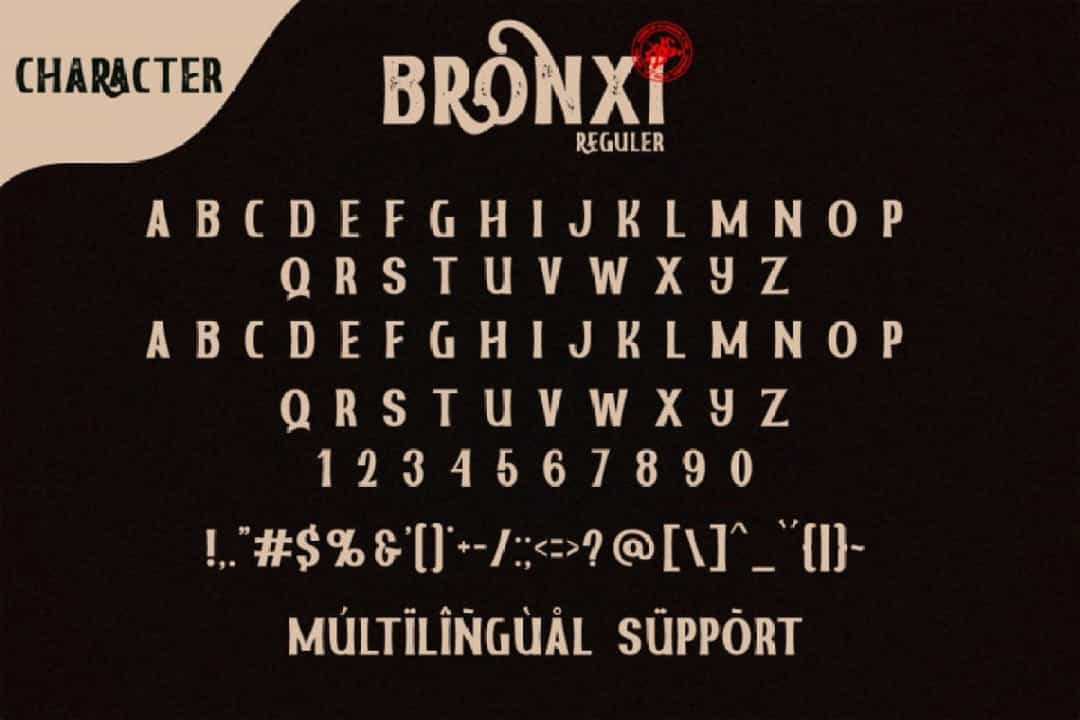 Bronxi Vintage Sans Font Family Image 3