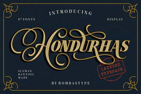 Hondurhas Font Image 1