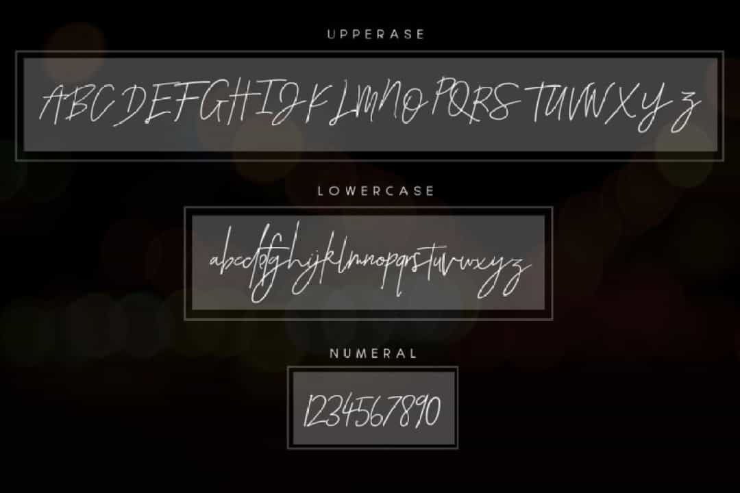 Callifornia Handwritten Signature Font Image 6