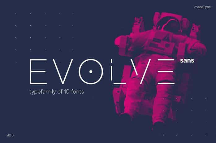 MADE Evolve Sans Font Family Image 1