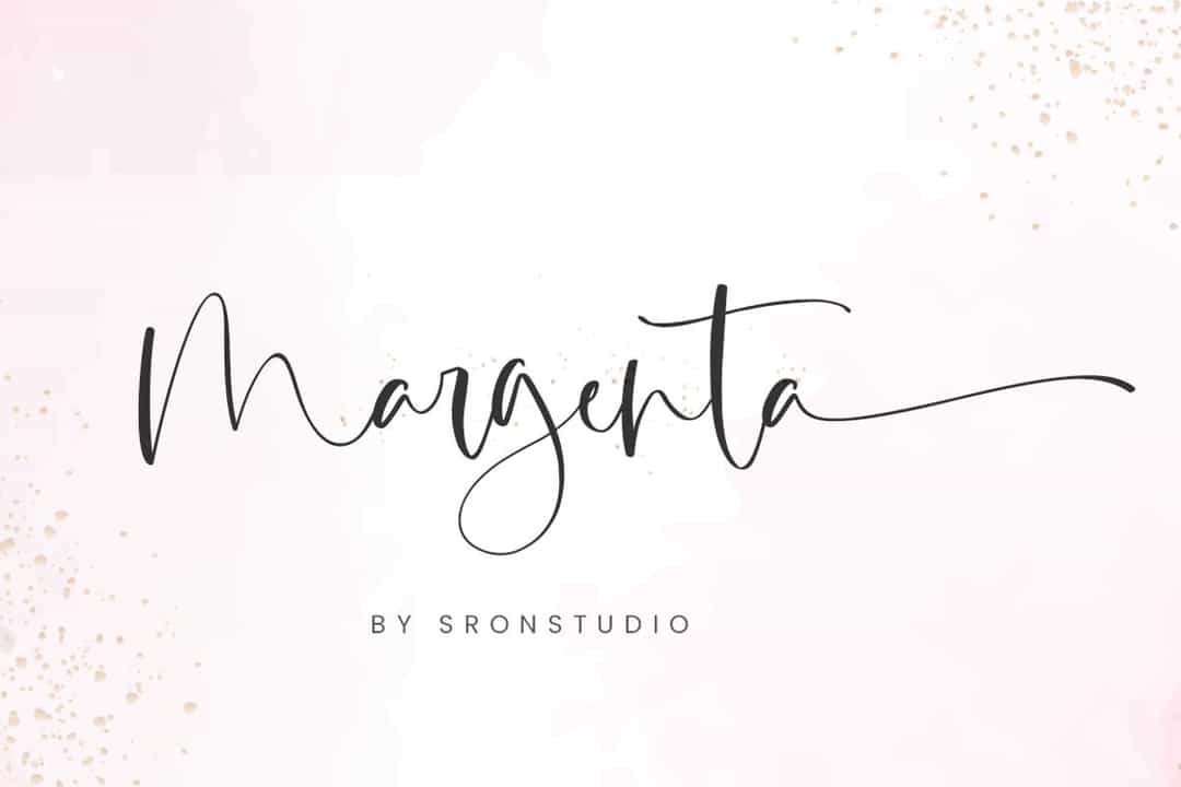 Margenta Calligraphy Script Font Image 4