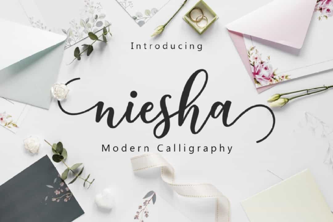 Niesha Font Image 1
