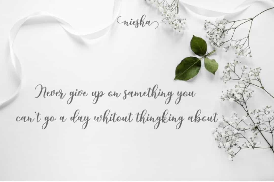 Niesha Font Image 2