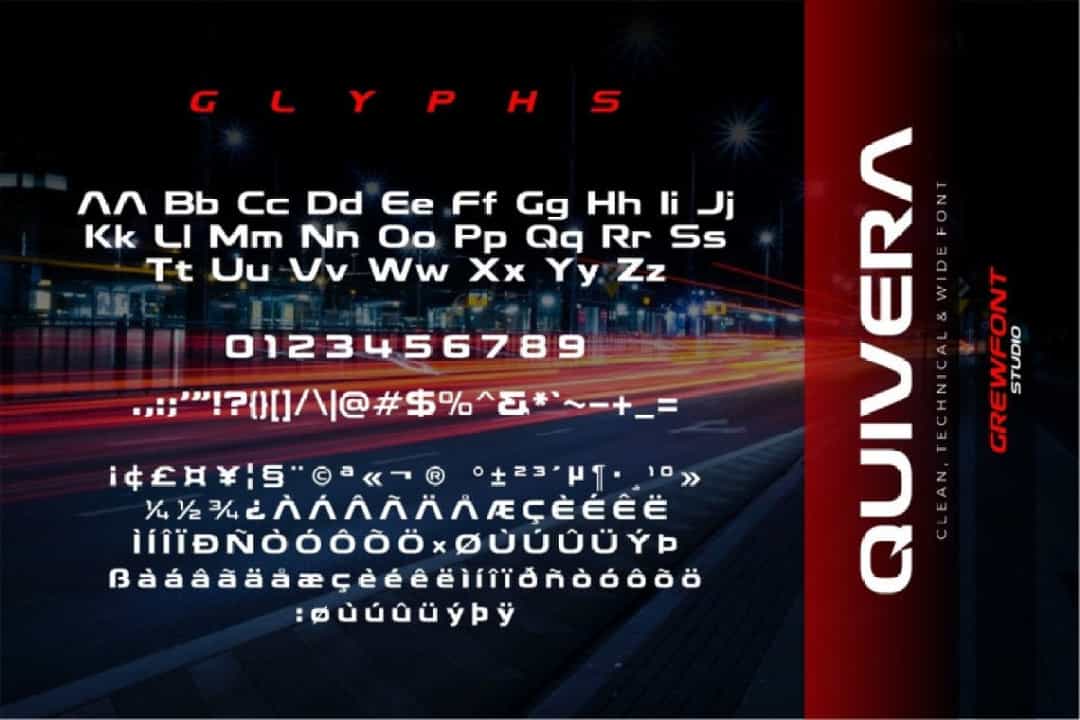 Quivera Modern Display Font Image 3