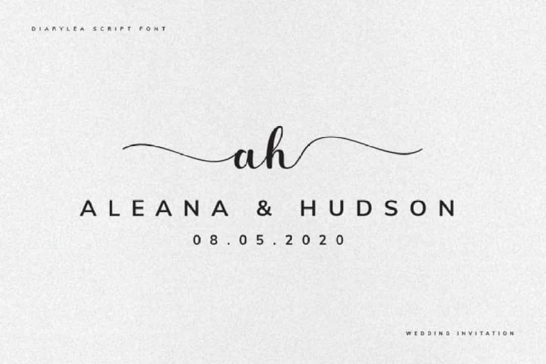 Diarylea Script Font Image 3
