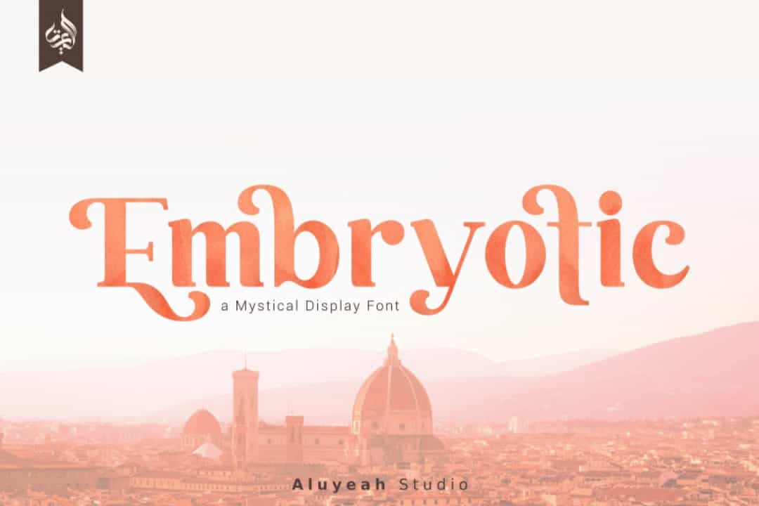 Embryotic Serif Display Font Image 1