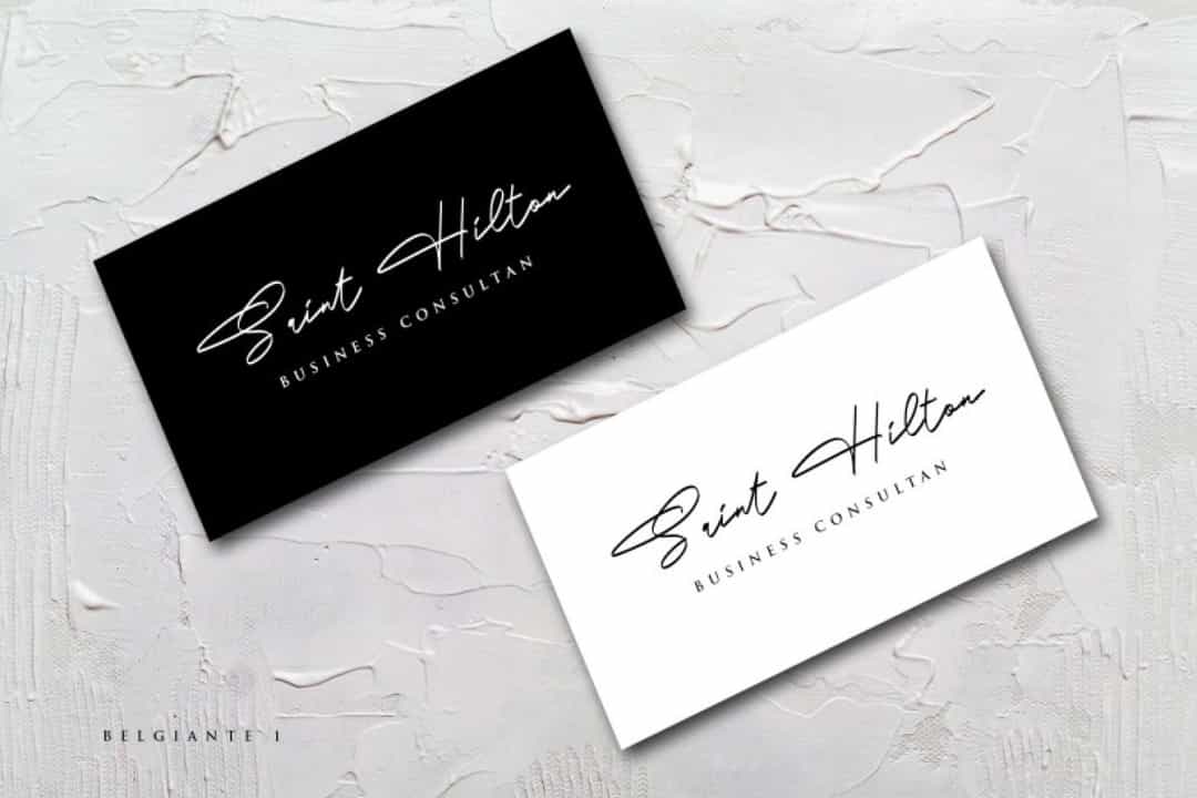 Belgiante Handwritten Signature Font Image 2