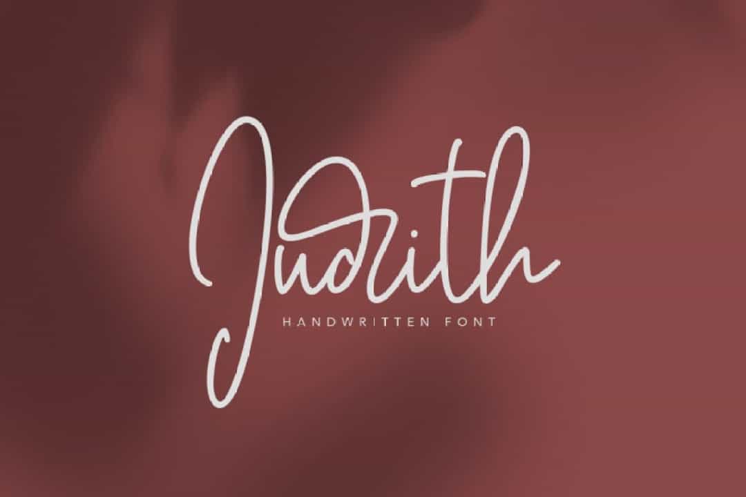 Judith Handwritten Script Font Image 1