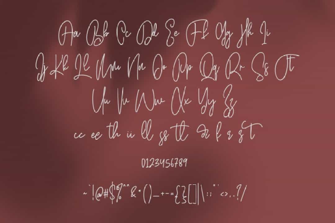 Judith Handwritten Script Font Image 3