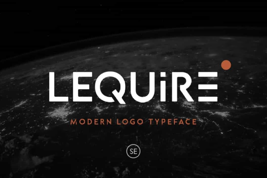 Lequire Display Logo Typeface Image 1