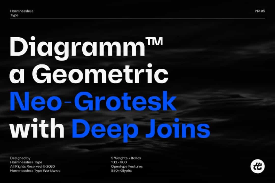 Diagramm Neo-Grotesk Sans Typeface Image 2