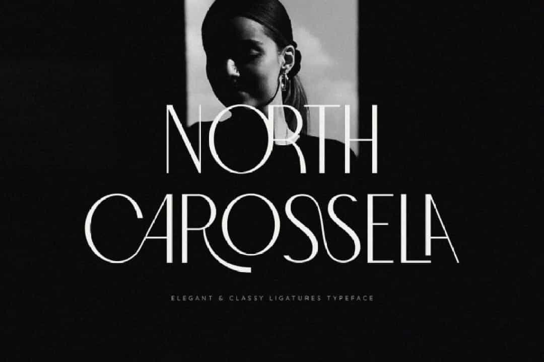 North Carossela Ligature Sans Typeface Image 1