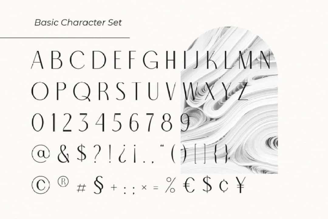 North Carossela Ligature Sans Typeface Image 3