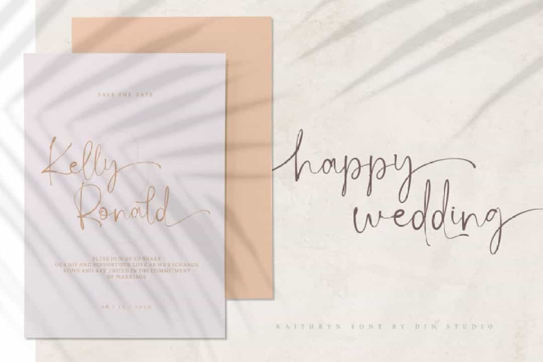 Kaithryn Handwritten Script Font Image 2