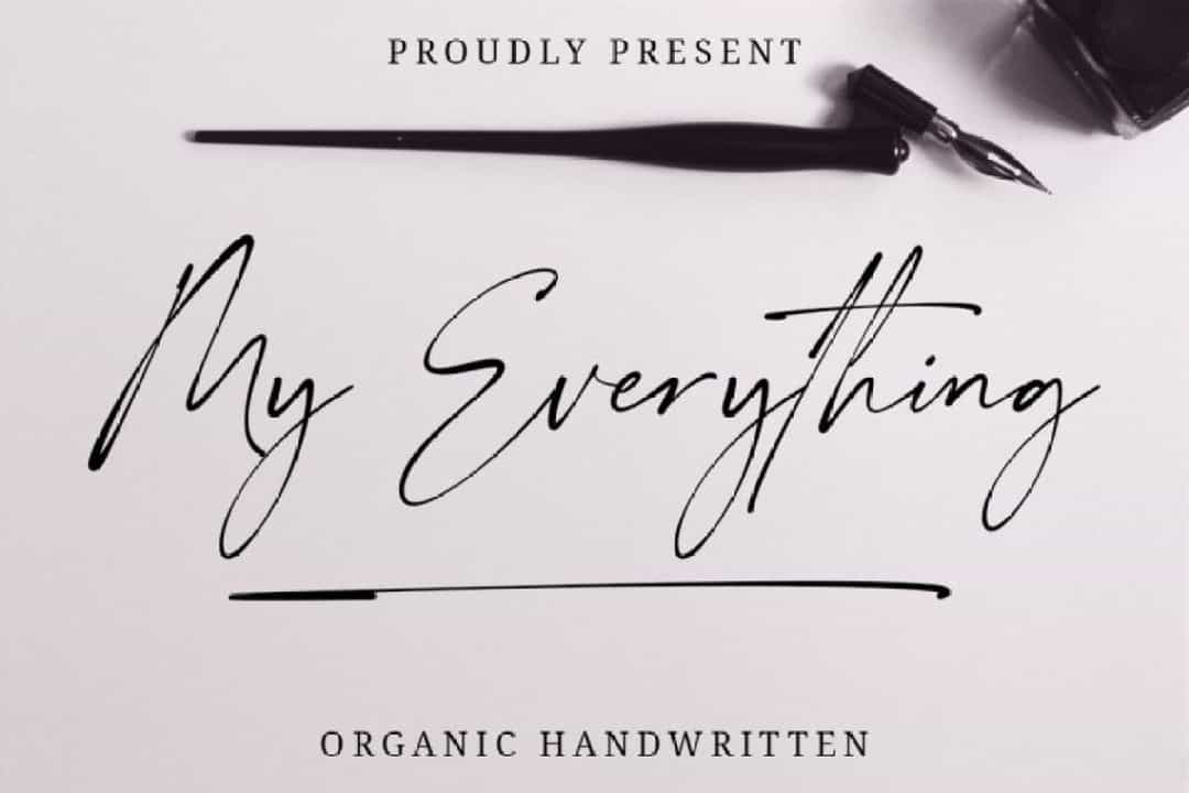 My Everything Font Image 1