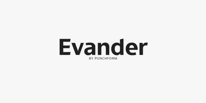 Evander Sans Serif Typeface Image 1