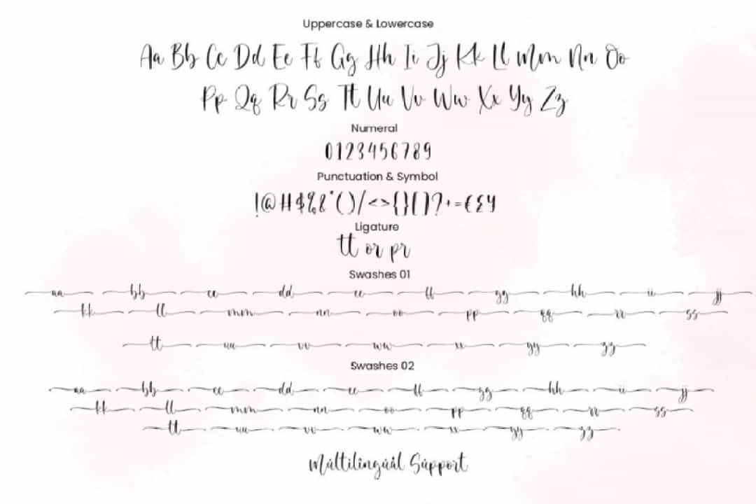 Magistone Lovely Calligraphy Script Font Image 3