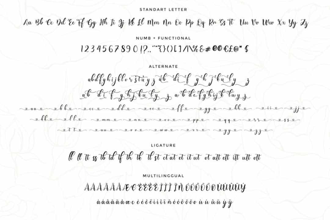 Deliyana Font Image 3