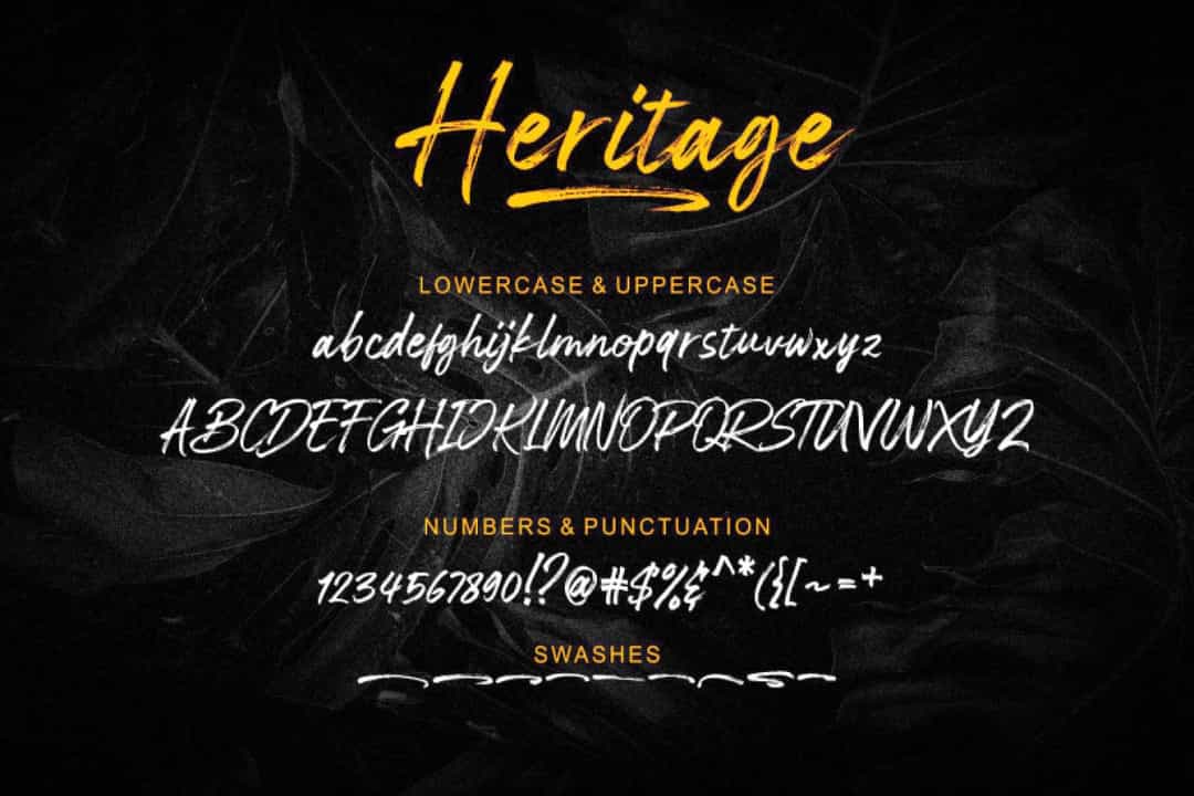 Heritage Typeface Image 3