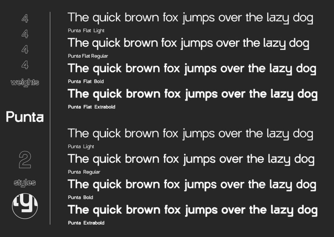 Punta Geometric Sans Serif Font Image 2