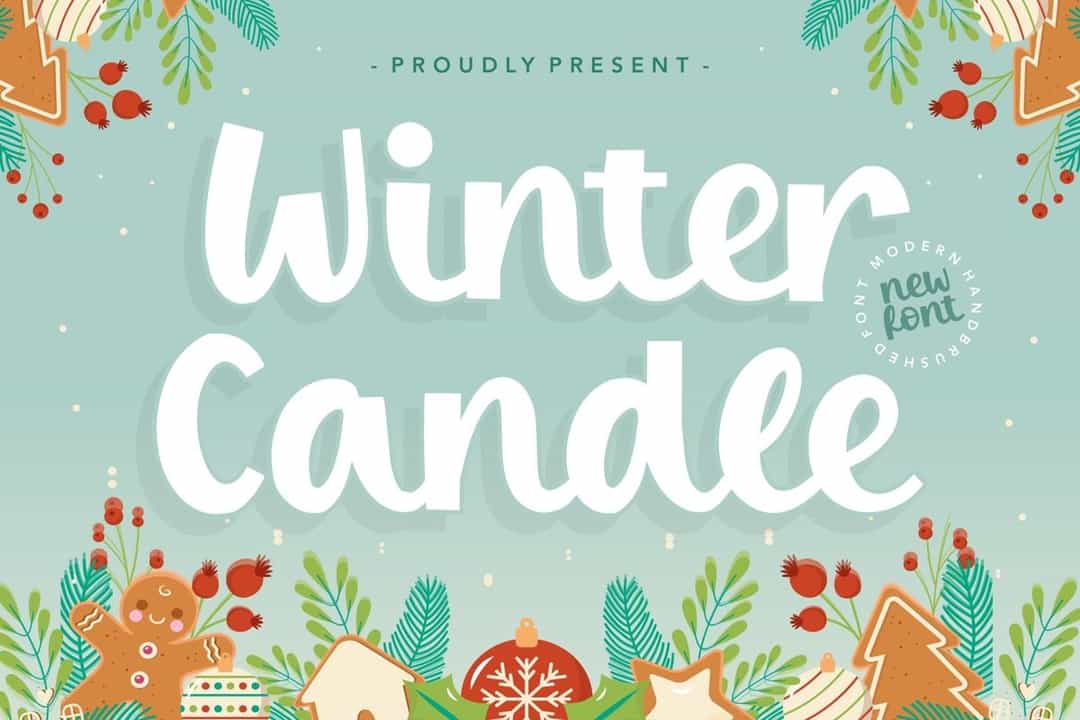 Winter Candle Bold Script Font Image 1