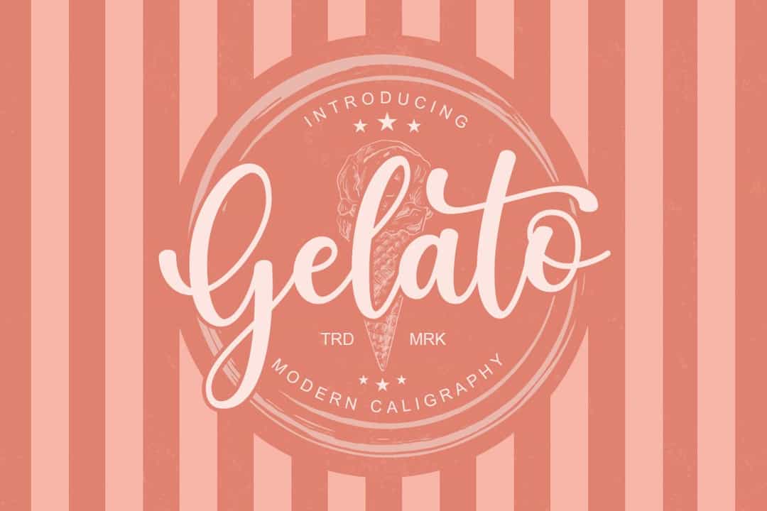 Gelato Font Image 1