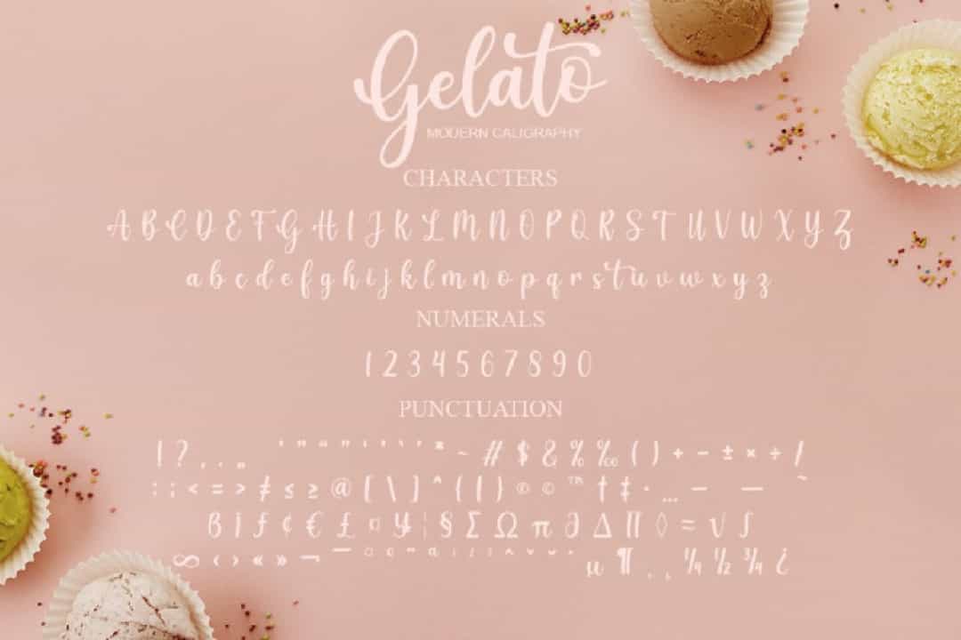 Gelato Font Image 3