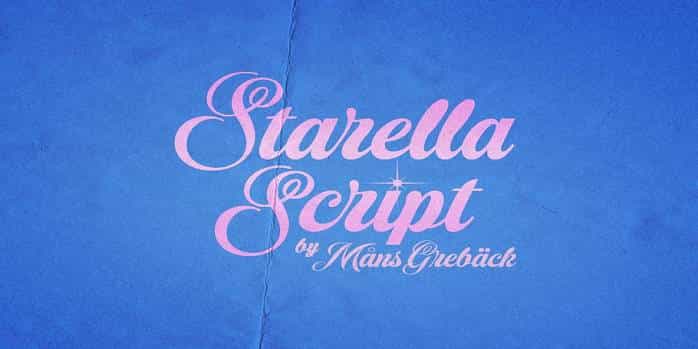 Starella Script Font Image 1