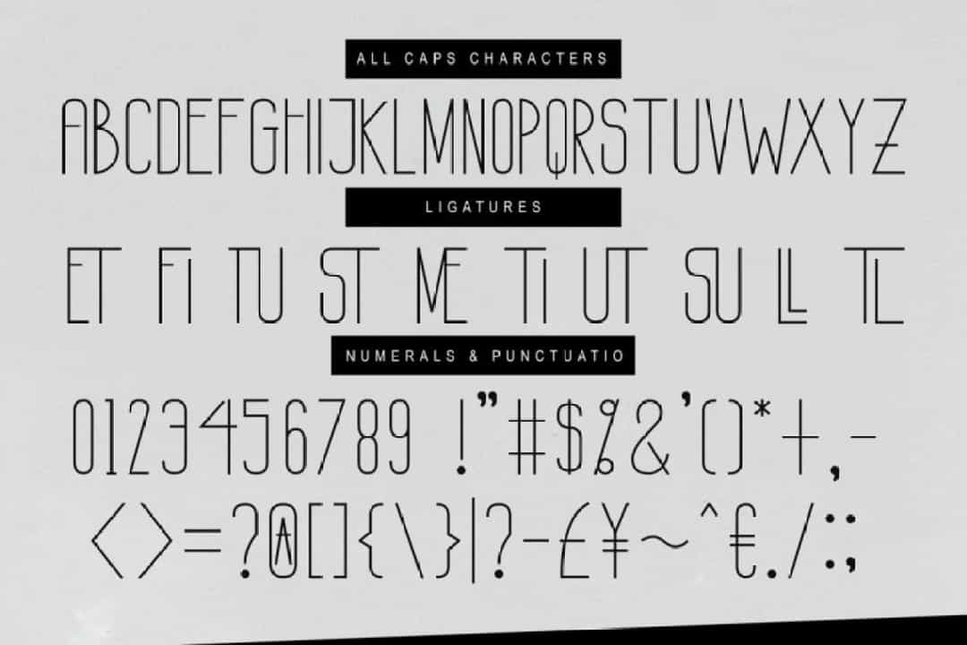 GREEN HOME Sans Serif Typeface Image 3