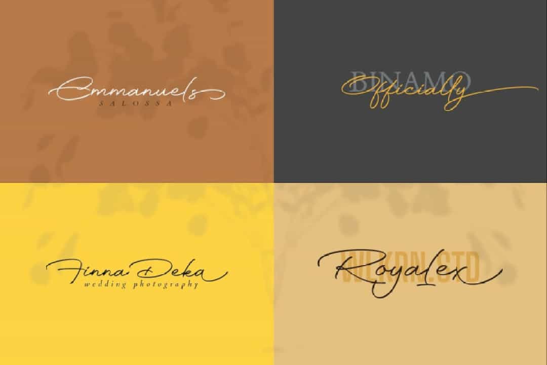 Monday Routines Signature Script Font Image 3