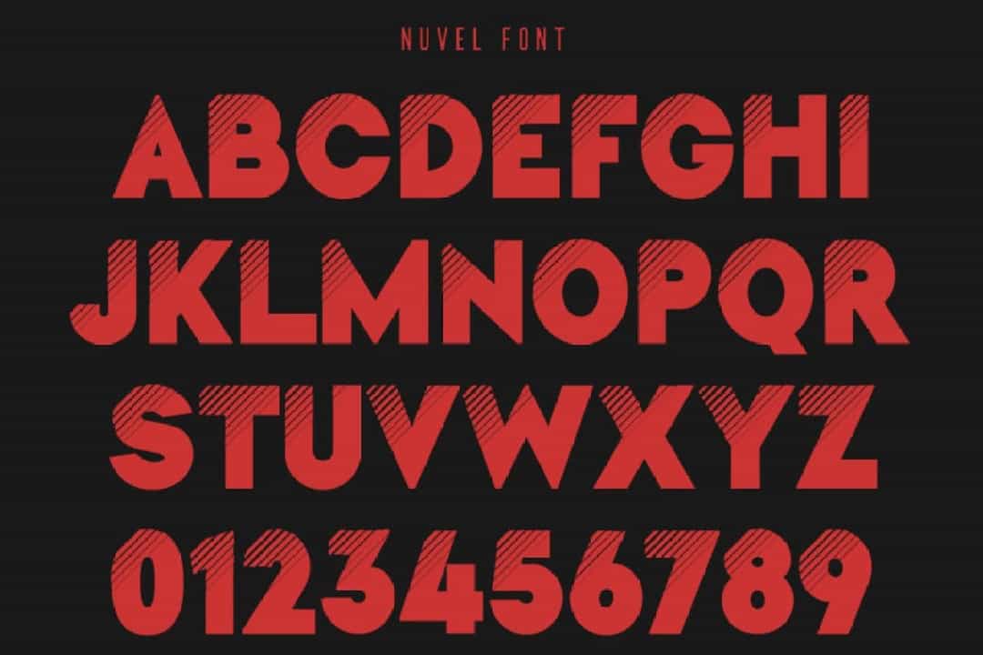 Nuvel Modern Sans Serif Typeface Image 6