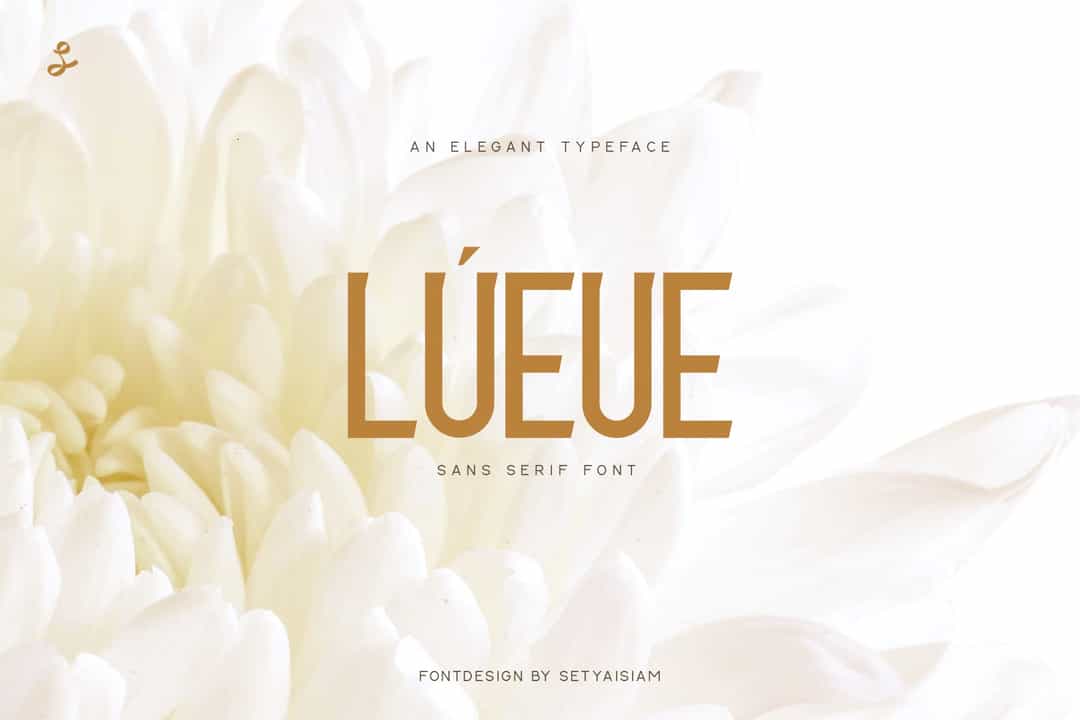 Lueue Sans Serif Font Image 1