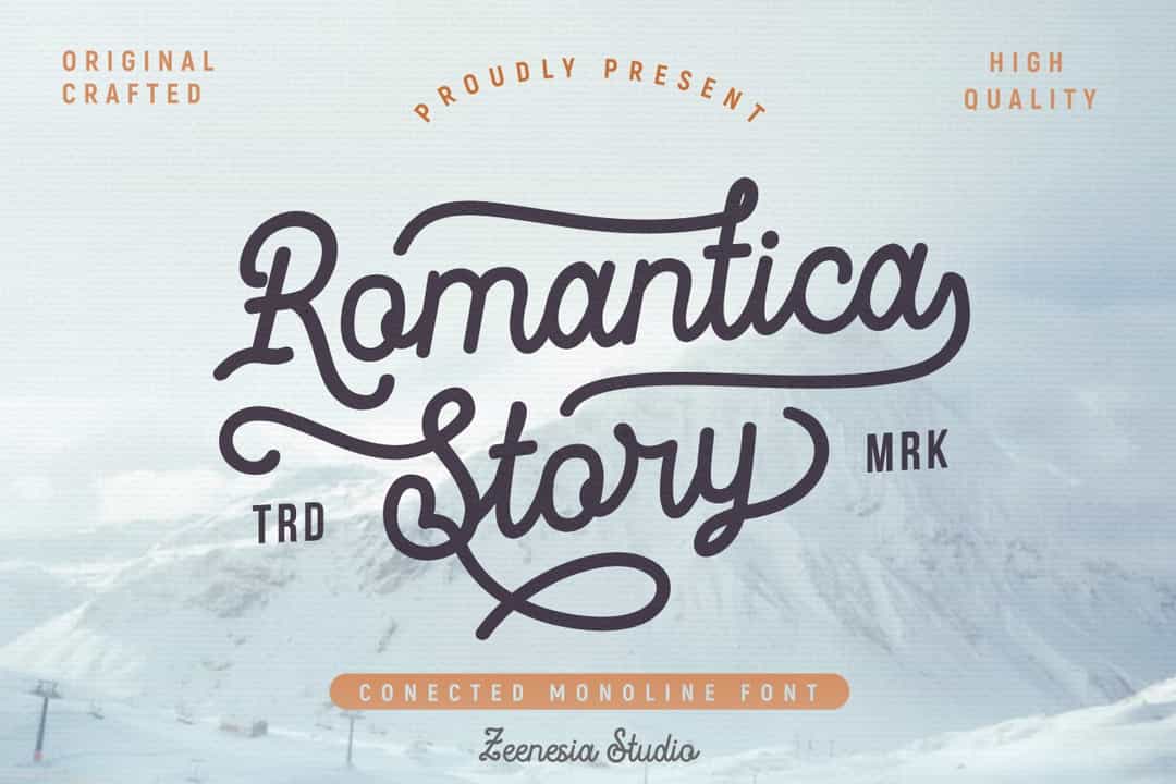 Romantica Story Font Image 1