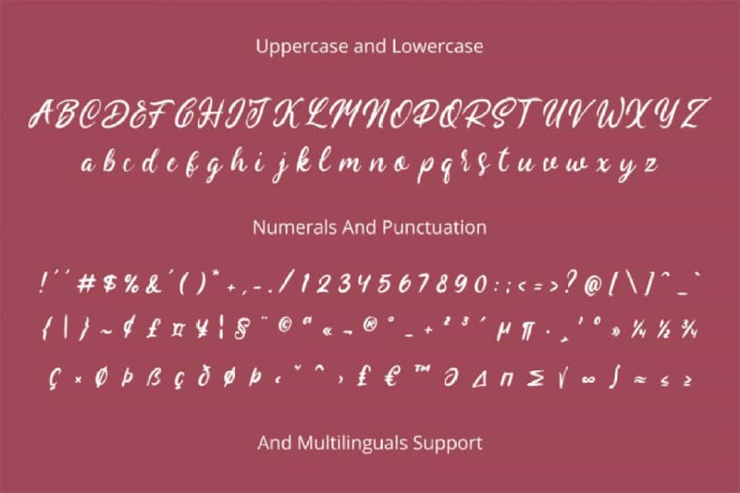 Christaline Script Font Image 3